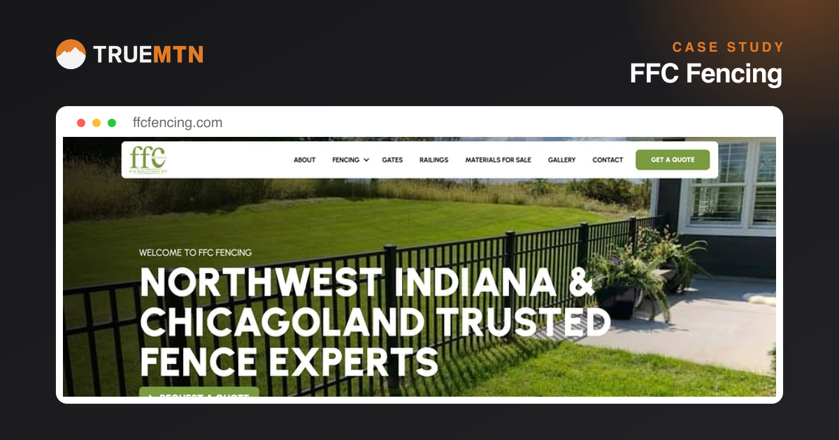 FFC Fencing Website | True Mtn Case Study | True Mtn