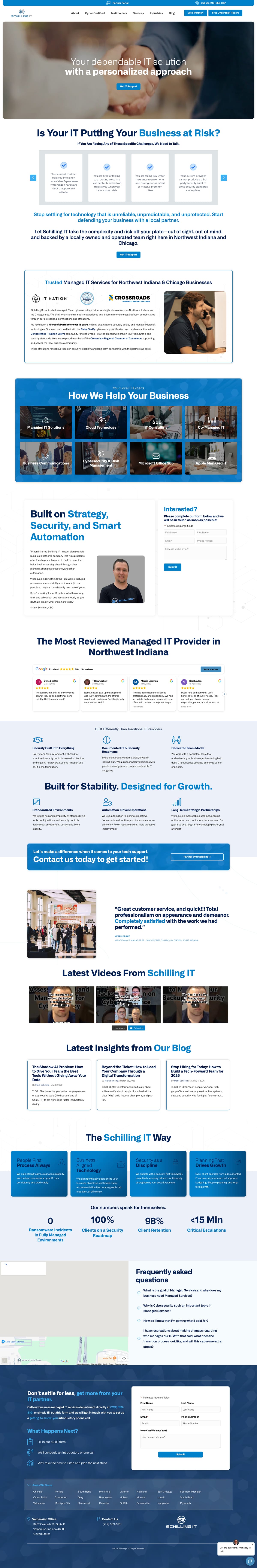 Schilling IT full website by True Mtn