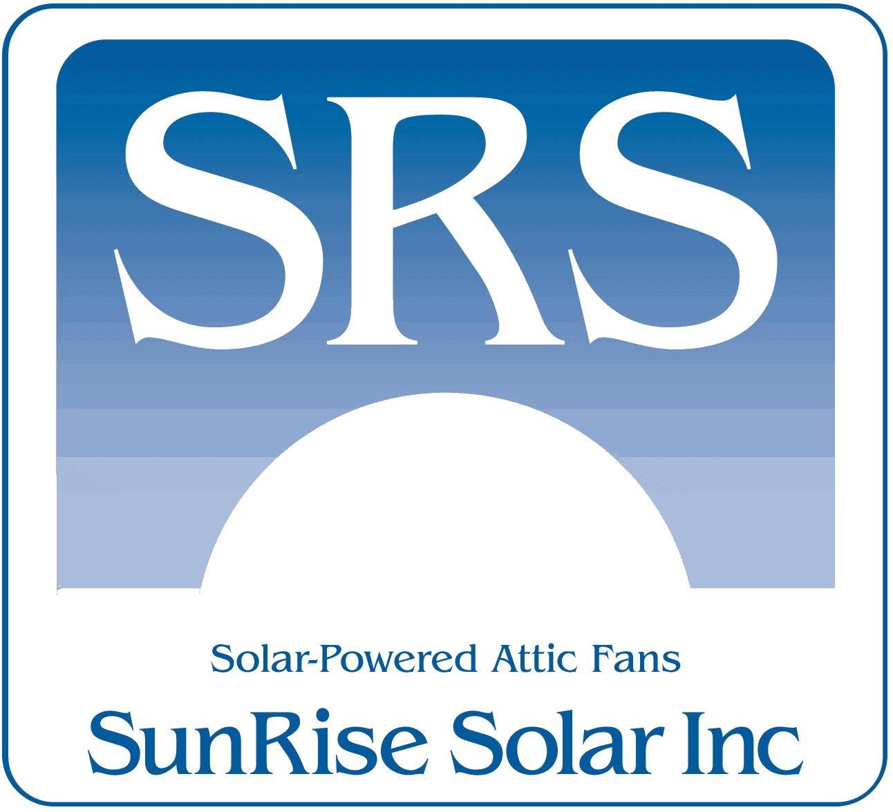 SunRise Solar Attic Fans