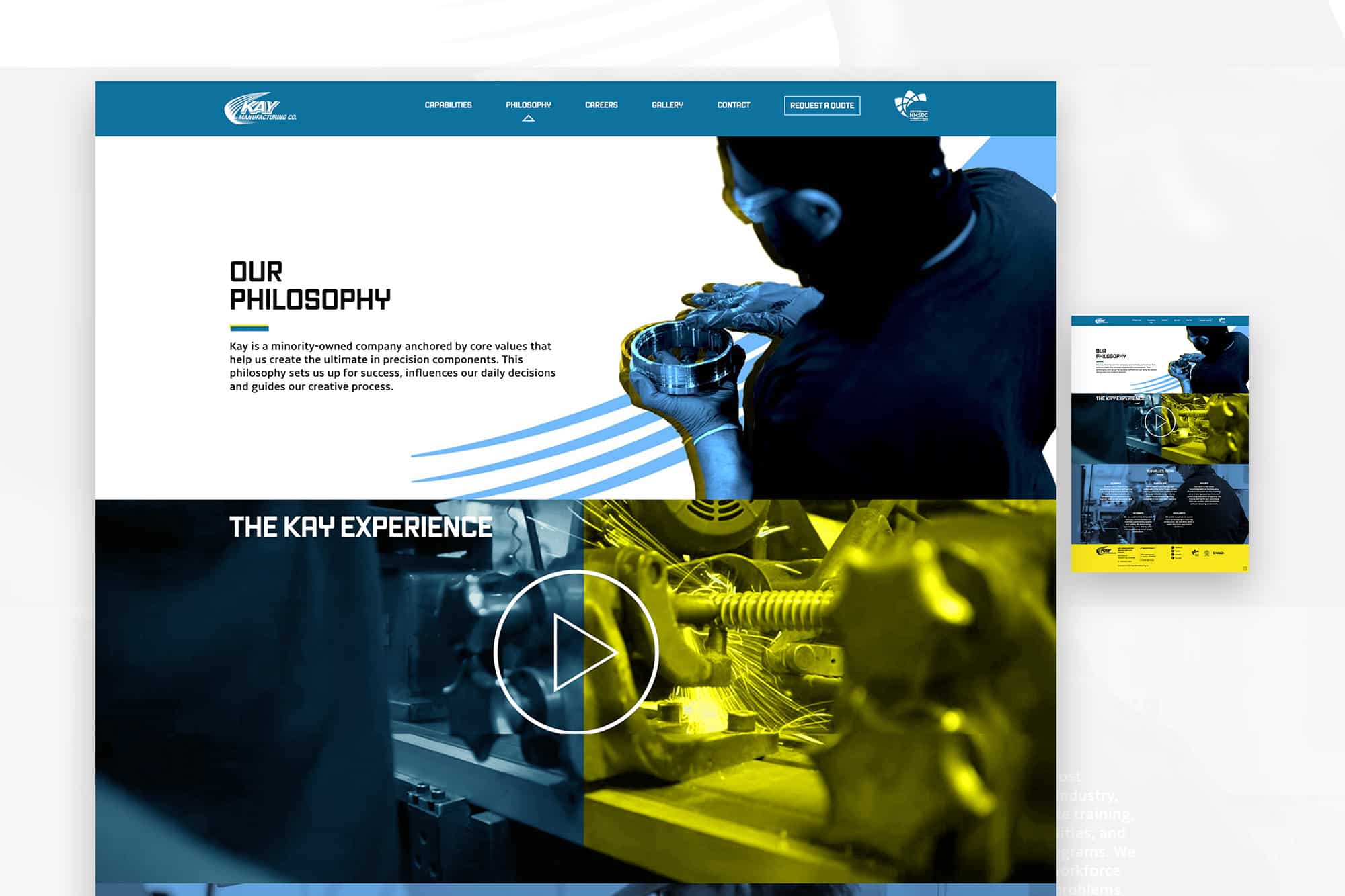Kay Manufacturing | Web Development and Content Creation for Precision Parts Manufacturer in Calumet City, IL 3