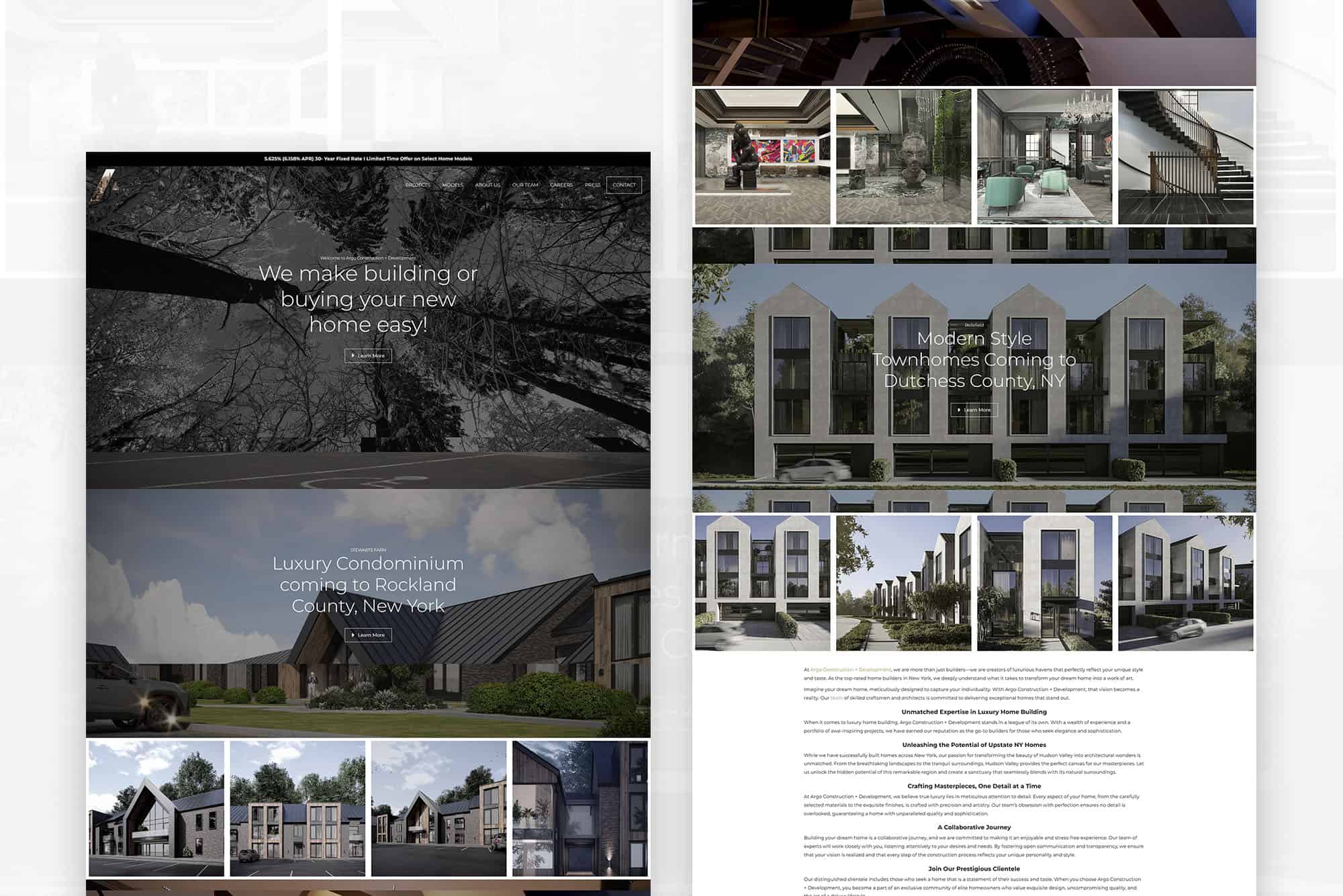 Argo Construction | Web Design for Construction Company in Montvale, New Jersey 1